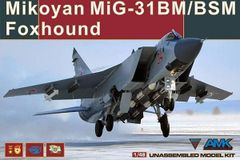 【2月17日出荷再開】アバンギャルドモデル AMK 88003 1/48 ロシア MiG-31BM/BSM フォックスハウンド 戦闘機