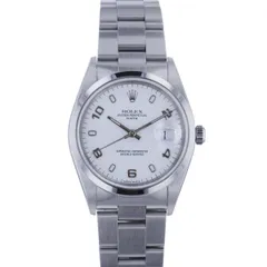【中古】 ROLEX （ロレックス） ｵｲｽﾀｰﾊﾟｰﾍﾟﾁｭｱﾙ ﾃﾞｲﾄ 時計 自動巻き/ﾒﾝｽﾞ/ボーイズ White ホワイト SS stainless 15200 A番 used:Aのサムネイル