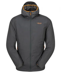 Rab SS25 Vital Hoody Mens  Graphene (Marmalade) UK-M