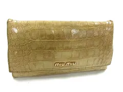 2025年最新】miu miu 財布 クロコの人気アイテム - メルカリ