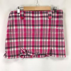OAKLEY【オークリー】ミニスカート【size:M/ピンク/pink/チェック】ゴルフウェア/スプリングホック/skirt◆BJ069-f