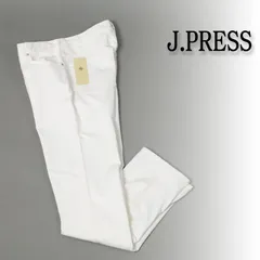 新品 ジェイプレス Jプレス ピケストレッチ 5ポケット パンツ メンズ J.PRESS ストレッチ チノパン 白 78 -583のサムネイル