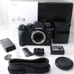 ☆新品級・ショット数12☆ FUJIFILM ミラーレス一眼カメラ X-T3 ボディ ブラック X-T3-B フジフイルム #3830