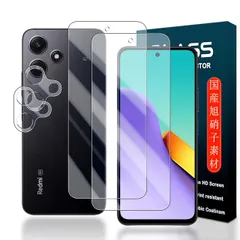 【在庫セール】撥水・防水 防指紋 気泡レス 光沢 Touch対応 耐衝撃 3D 保護フィルム 飛散防止 液晶 強化ガラス 指紋認証鋭敏 自動吸着 2枚 2枚 貼り付け カメラフィルム 12 12 簡単 12 XiaoMiRedmi 硬度9H + ガラスフィルム