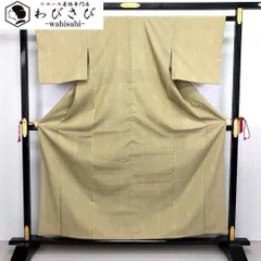 塩沢 塩澤 春秋の単衣 薄黄色 菊 花 上質 裄65.5 M 中古 sn1251 塩沢 塩澤 春秋の単衣 薄黄色 菊 花 上質 裄65.5 M 中古 sn1251