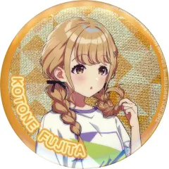 【中古】バッジ・ビンズ C.藤田ことね グリッター缶バッジ 「学園アイドルマスター」