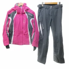 フェニックス PHENIX スキーウェア セットアップ ジャケット パンツ ピンク グレー 上下M