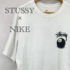 STUSSY×NIKE NRG FL SS 8BALL TEE DO9322-100 L ステューシー×ナイキ 8ボール プリント Tシャツ 半袖 ホワイト メンズ