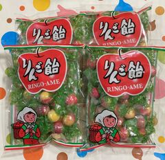 飴谷製菓 りんご飴 4袋
