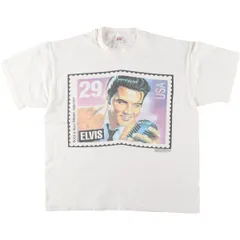 古着 90年代 アンビル Anvil ELVIS PRESLEY エルヴィスプレスリー バンドTシャツ バンT USA製 メンズXL相当 ヴィンテージ/eaa501831