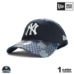 ★売切必至★ニューエラ【NEW ERA】9TWENTY MLB 920 NEYYAN CO NAVY PATTERN DENIM LT BLUE ニューヨーク・ヤンキース パターン デニム 送料無料