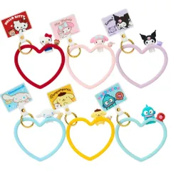 サンリオ スマートフォンリングストラップ スマホ リング ハート シリコン スマートフォン アクセサリー チャーム マスコット ストラップ キーリング