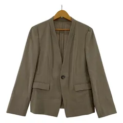 Rope Picnic ロペピクニックノーカラージャケット size40/ベージュ系