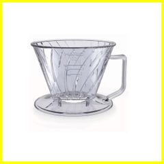 【人気商品】2~4杯用 コーヒー クリア ハンドドリップ 02 日本製 ペガサスドリッパー PED-02-T HARIO(ハリオ)