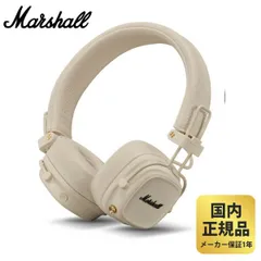 ✨希少カラー・動作良好✨Marshall MAJORⅢ white ヘッドホン Marshall(マーシャル) ／ MAJOR WHITE - マイク ＆ リモコン付き