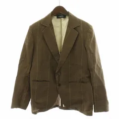 アンユーズド UNUSED 21SS GLEN CHECK JACKET グレン チェック ジャケット テーラードジャケット シングル コットン シルク混 絹混 1 S 茶 ブラウン US1982 /AN10のサムネイル