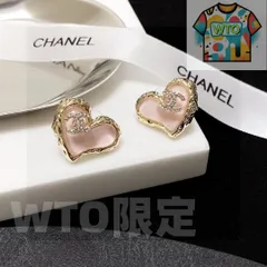 【今日特価】Chanel シャネル クラシック ハート＆ダブル C イヤリング