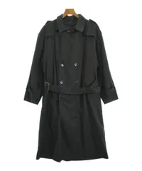 dior HOMME ブラック ダブルブレスト トレンチコート dior HOMME ブラック ダブルブレスト トレンチコート