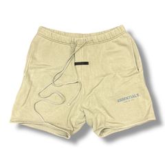 FOG ESSENTIALS SWEAT SHORT スウェットショーツ ハーフイージーパンツ エフオージー エッセンシャルズ カーキ系 M 78333A7