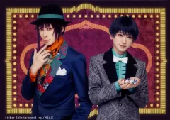 【中古】生写真(男性) 定本楓馬(月岡紬)・田中涼星(有栖川誉)/横型・キャラクターショット/「MANKAI STAGE『A3!』ACT2! ～WINTER 2024～」ランダムブロマイド 劇中劇ショット 『Risky Game』ver.