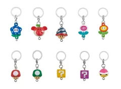 【中古】キーホルダー 全10種セット 「つながリングチャーム スーパーマリオブラザーズ ワンダー アイテムコレクション」
