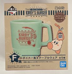 BANDAI SPIRITS 이치 반 쿠지 별의 커비 KIRBY'S BURGER F상 머그컵 A 다이너풍 테이블웨어