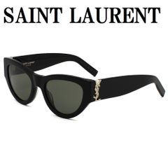 サンローラン SAINT LAURENT SLM94 001 サングラス グローバルフィット UVカット 紫外線カット メンズ レディース グレー ブラック