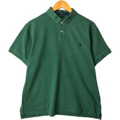 90s Polo Ralph Lauren 無地ポロシャツ L 大きめ ロゴ刺繍 - メルカリ