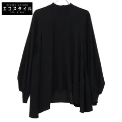ENFOLD エンフォルド 300DA330-2740 ブラック ウール混 ダブルクロス ハイネックブラウス ブラック 38 トップス ウール レディース 中古 ENFOLD エンフォルド 300DA330-2740 ブラック ウール混 ダブル