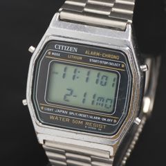稼働 CITIZEN 腕時計 デジタル ヴィンテージ P110 2070 - メルカリ