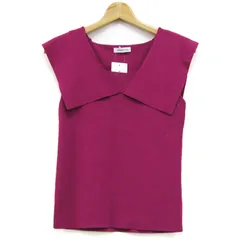 ナチュラルビューティーベーシック ニット トップス ノースリーブ 未使用品 レディース Mサイズ ピンク NATURAL BEAUTY BASIC