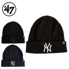 47brand フォーティーセブン ヤンキース カフニット レイズド ビーニー ニットキャップ ニット帽 正規取扱い メンズ レディース ブランド