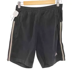 アディダス adidas 90S 旧タグ パフォーマンス ロゴ サイドライン デザイン スウェード ハーフパンツ ショート パンツ メンズ JPN：M 