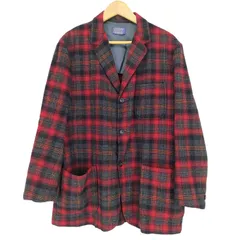 ペンドルトン PENDLETON 40-50s チェック柄ウール3Bテーラードジャケット メンズ 表記無 のサムネイル