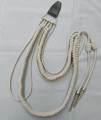 ▲銀飾緒　銀モール編みロープ仕様▲新品▲