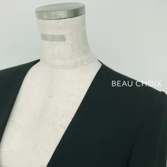 日本製 ノーカラー ジャケット 5-11号 単品 ブラックフォーマル 喪服 礼服