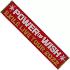 【中古】雑貨 EXILE POWER OF WISH マフラータオル(レッド) 「EXILE LIVE TOUR 2022 “POWER OF WISH” ～Christmas Special～」