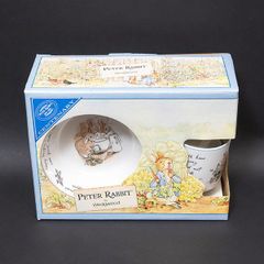ウェッジウッド ピーターラビット センテナリー チャイルドセット（ボウル、マグ、プレート）