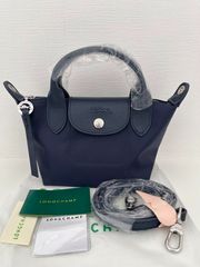 【新品】LONGCHAMP プリアージュ S 最新限定LGPデザイン ネイビー 美品 LONGCHAMP プリアージュ S 最新限定LGPデザイン ネイビー