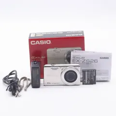 ✨動作品✨CASIO EX-ZS26 シルバー　コンパクトデジタルカメラ EX-ZS26 - デジタルカメラ - CASIO