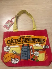Trader Joe チーズ バッグ トートバッグ
