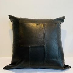 TK-Leather クッション（TKR-CS-LPTW65）(馬革＆牛革パッチワーク65cm角ヴィンテージクッション)【T.K GARMENT SUPPLY】