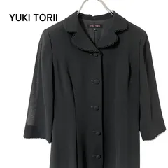 ＊美品＊ユキトリイ♡ブラックフォーマル 【大きいサイズ】 YUKI TORII 美品/ユキトリイ ブラックフォーマルスカートスーツ