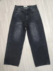 DWS ワイドデニム ブラックデニム L 出品