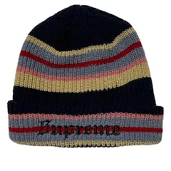 2024年最新】supreme stripe beanieの人気アイテム - メルカリ