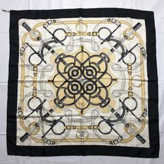 2507-264｜美品｜エルメス カレ 90 スカーフ シルク