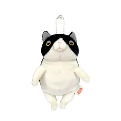 もちねこ】ハチワレ miniサイズ ぬいぐるみ 〈メール便(日本郵便