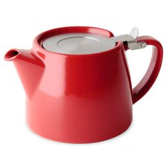 FOR LIFE スタンプティーポット IS レッド 400ml 022-00651