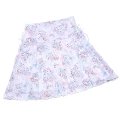 ディアプリンセス スカート フレアー プリーツ ♯38サイズ シフォン フラワー 花柄 ブルー グリーン系 ポリエステルディアプリンセス レディース プレゼント 贈り物 ファッション 大人 オシャレ  C3675 A 