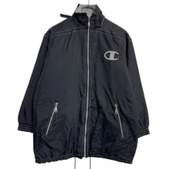 Champion ジャケット キッズ 140～ ブラック チャンピオン ジップアップ バックプリント スポーティー 古着卸 アメリカ仕入 a702-5621